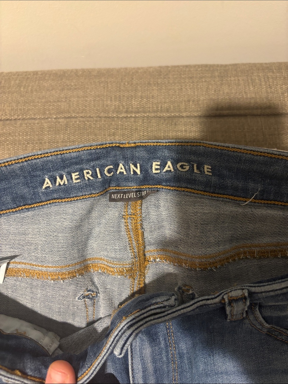 American Eagle Outfitters Medium Blue Women's Skinny Jeans - Picture 3 of 4